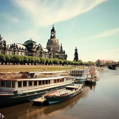 River Elbe in Dresden (AI)