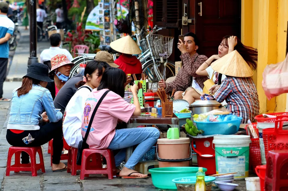 Pouliční stravování v Hanoji