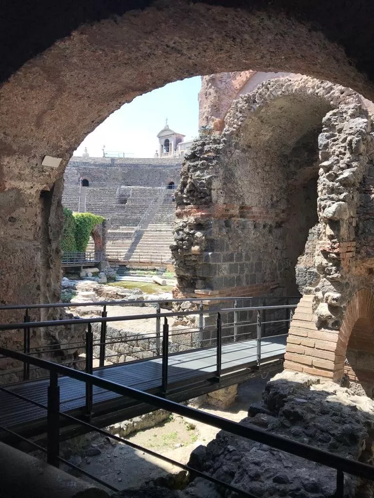 Archaeological excavations in Catania