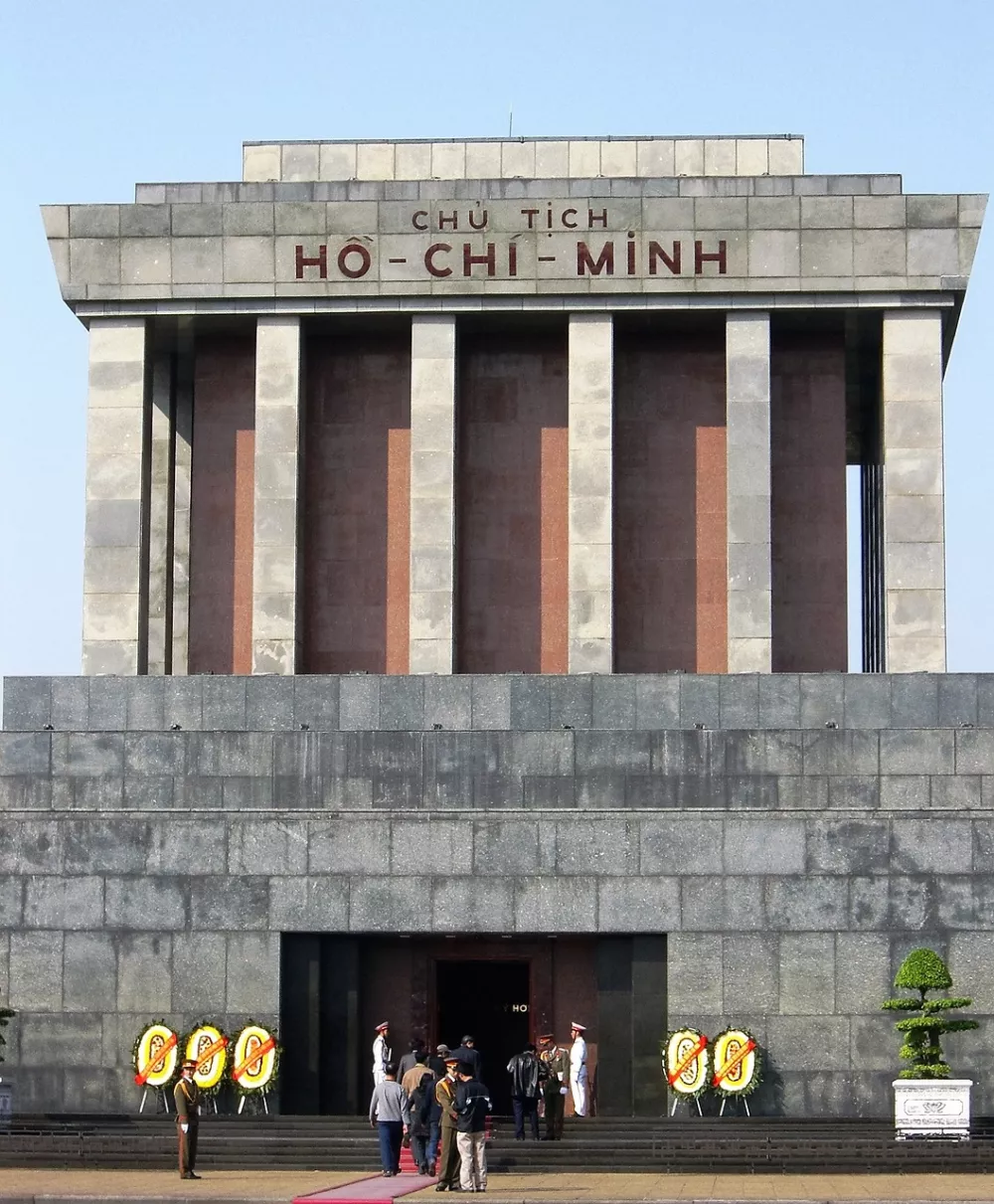 The Ho Chi Minh mausoleum