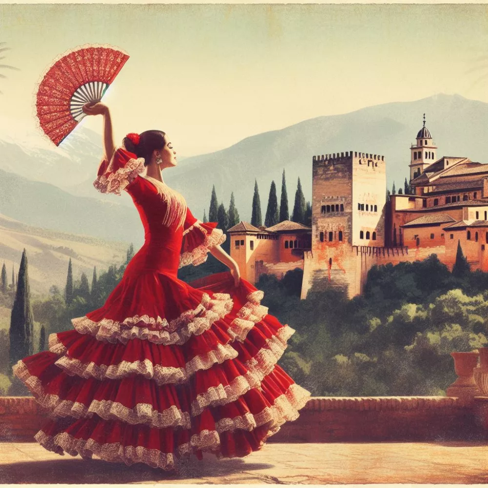 Flamenco in Granada by AI