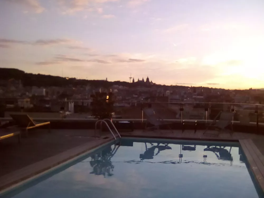 View from Hotel 1898 roof, Barcelona