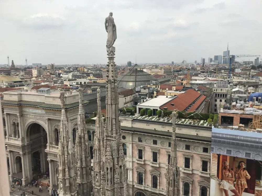 Zataženo v Miláně