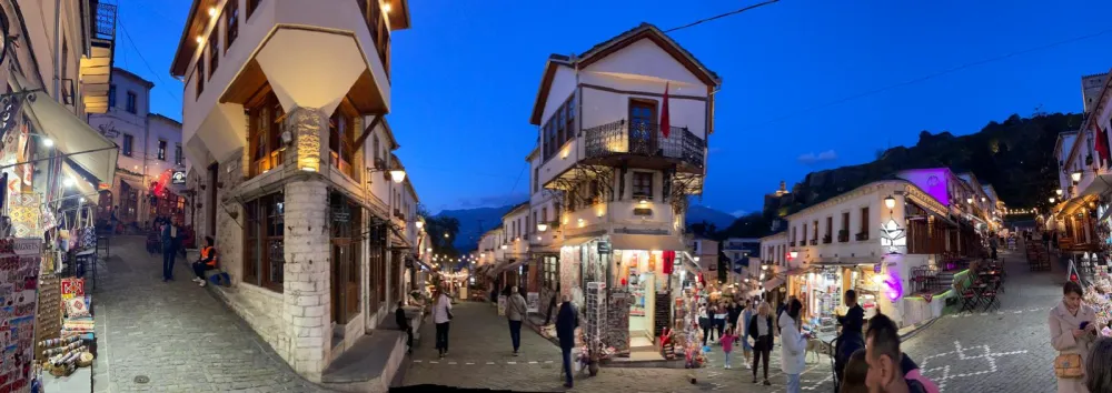 Beautiful old houses in Gjirokastër