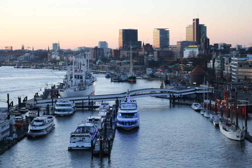 Boats in Hamburg